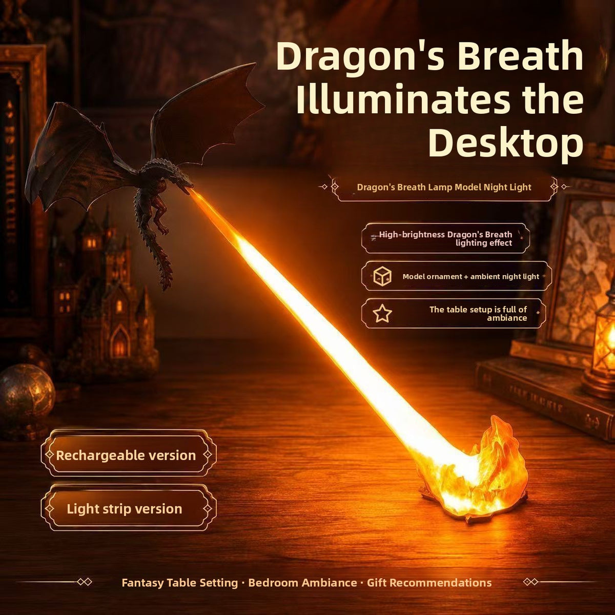 Dragon Breath Dragon Model Night Light