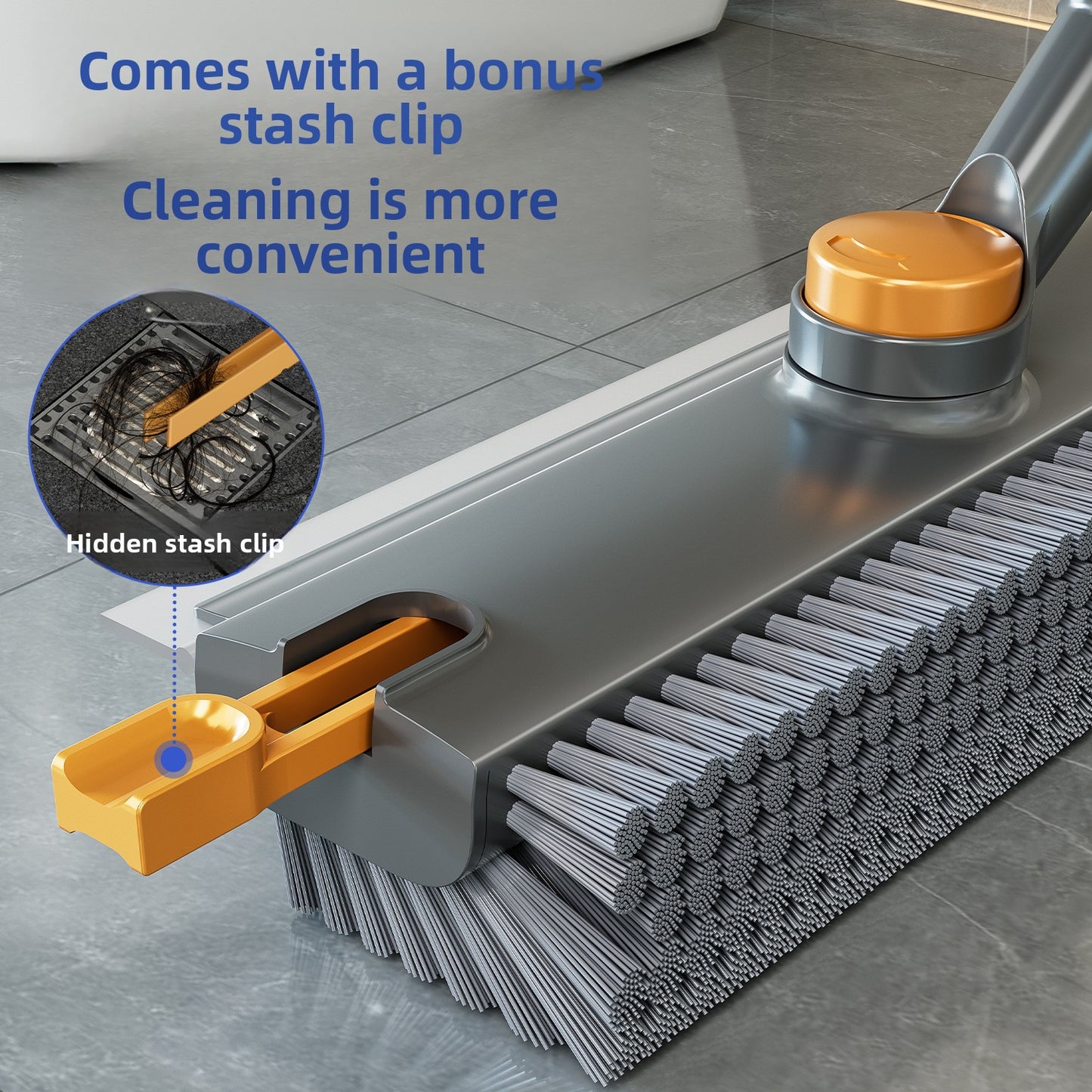 Floor Scrub Brush with Long Handle